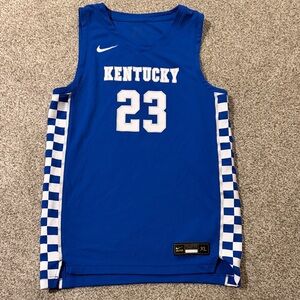Nike Royal Blue Kentucky #23 Basketball Jersey. XL